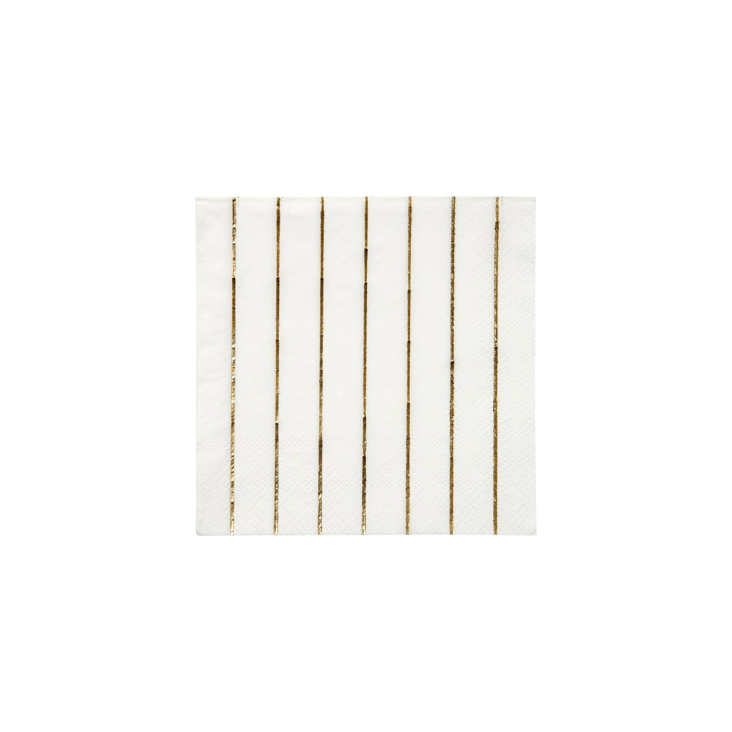 Gold Stripe Small Napkins