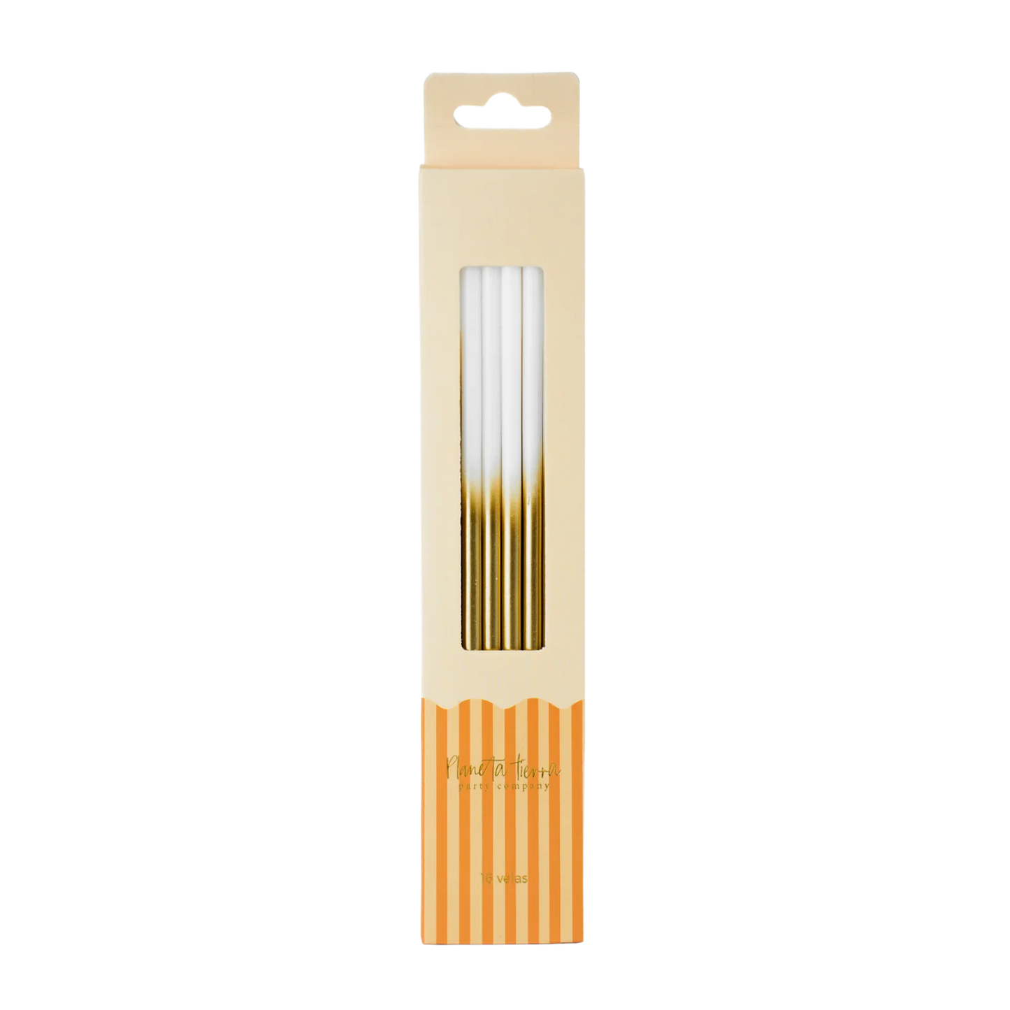 Ombre Gold Candles