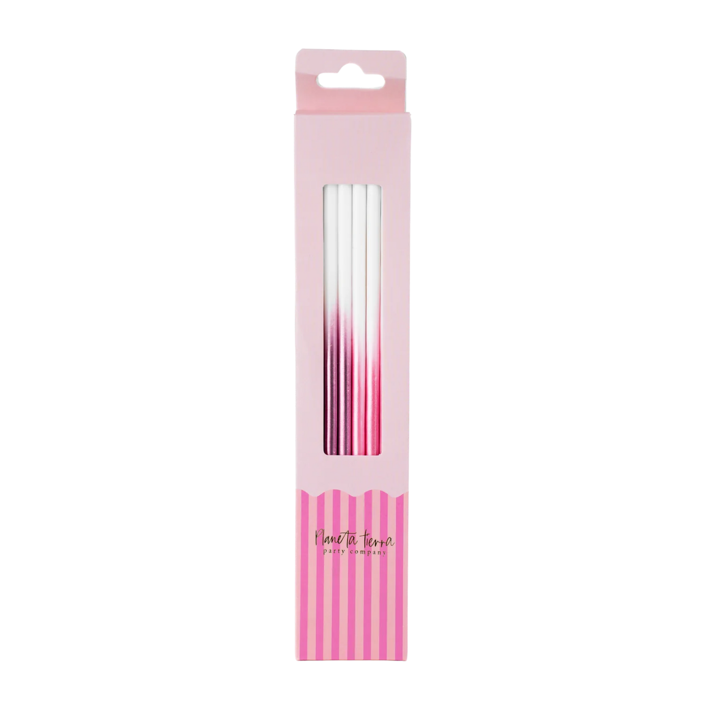 Ombre Pink Candles
