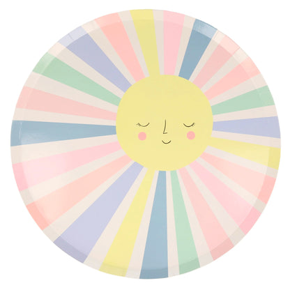 Rainbow Sun Plates