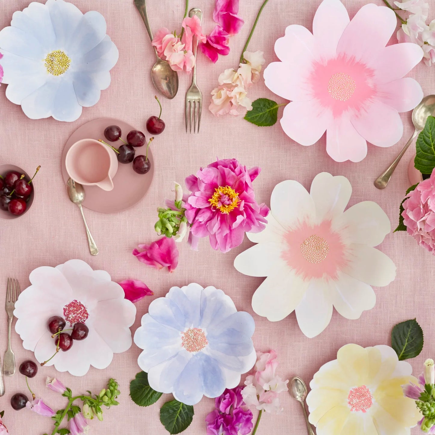 Flower Garden Large Plate