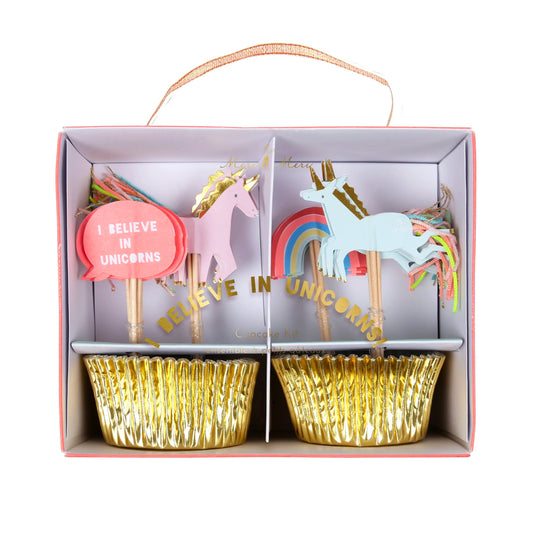 I Believe in Unicorns Cupcake Kit