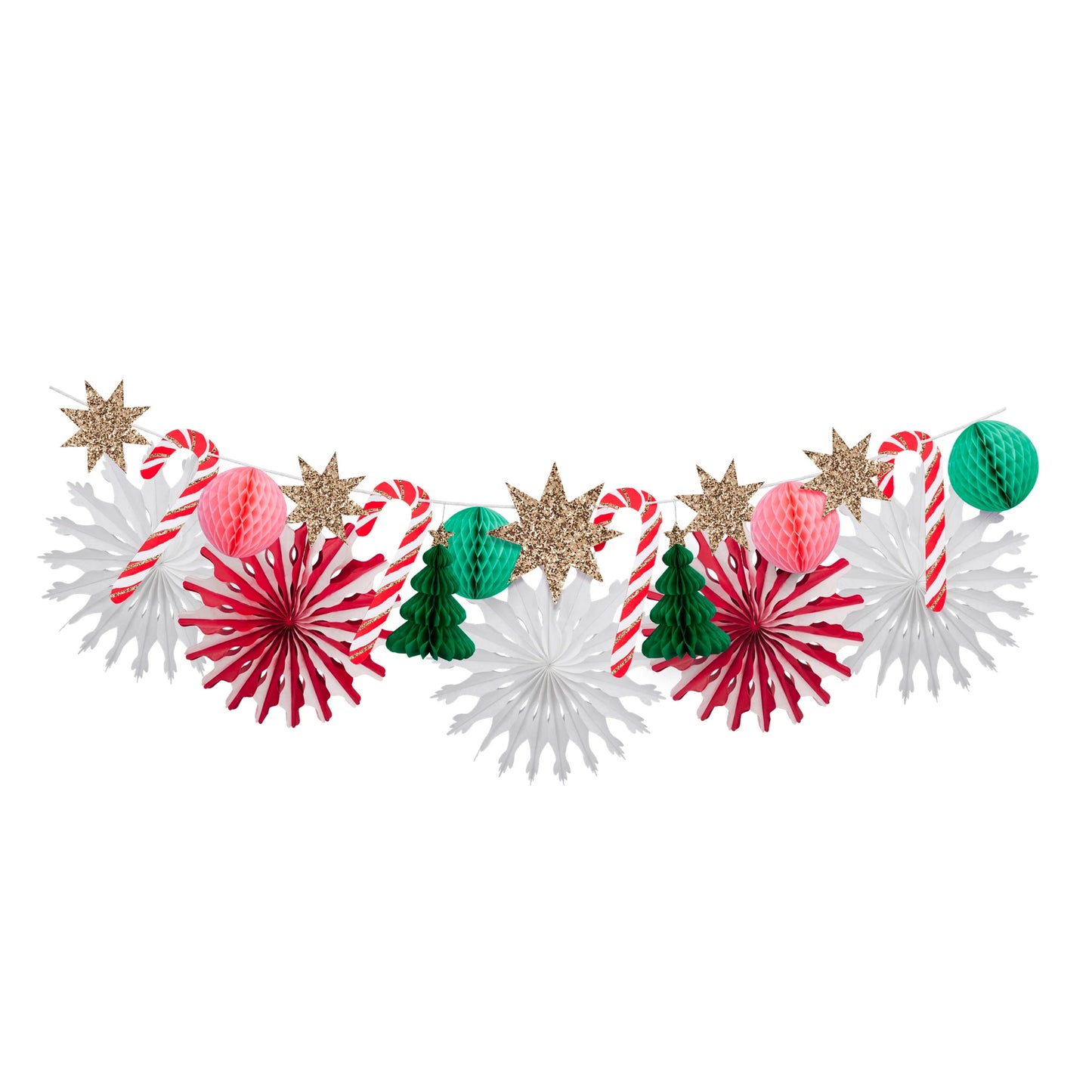 Christmas Honey Comb Garland