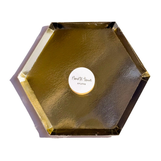 Gold Large Plate