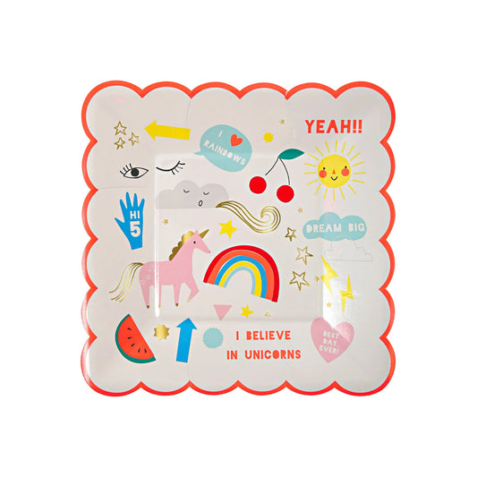 I Believe in Unicorns small plates