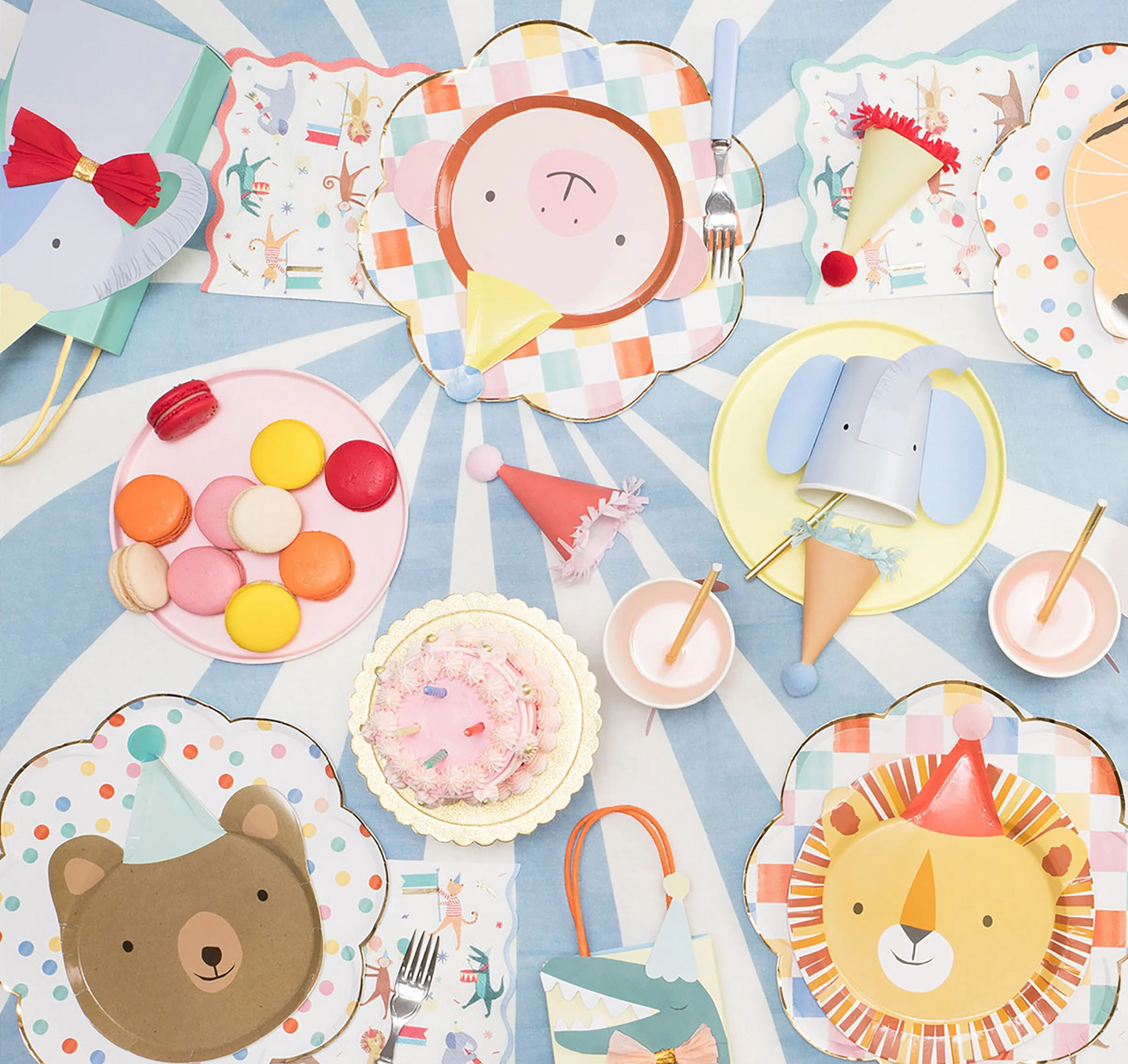 Animal Parade Plates