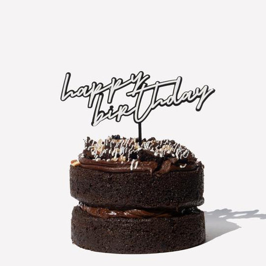 "Happy Birthday" Cake Topper