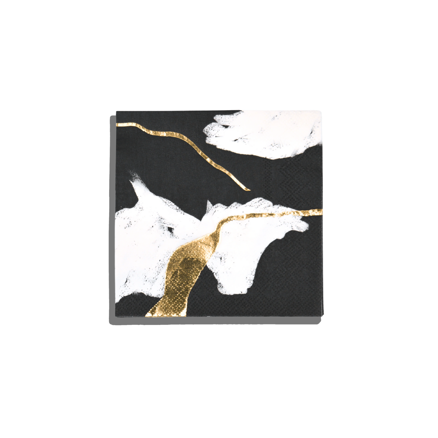 Servilleta Chica Black Marble Gold