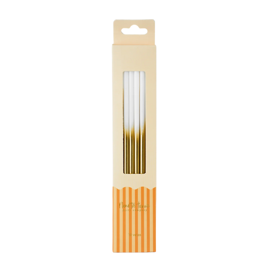 Ombre Gold Candles