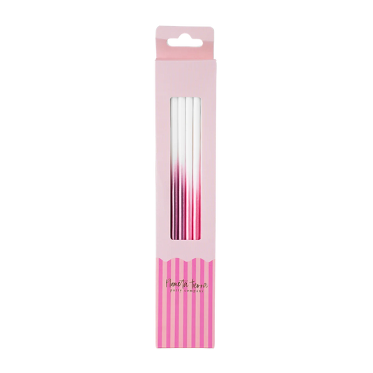 Ombre Pink Candles